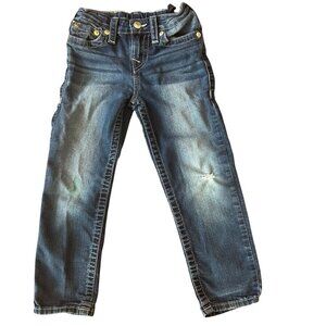 True Religion Y2K Little Girls Size 5 Lya Style Straight Leg Adjustable Waist
